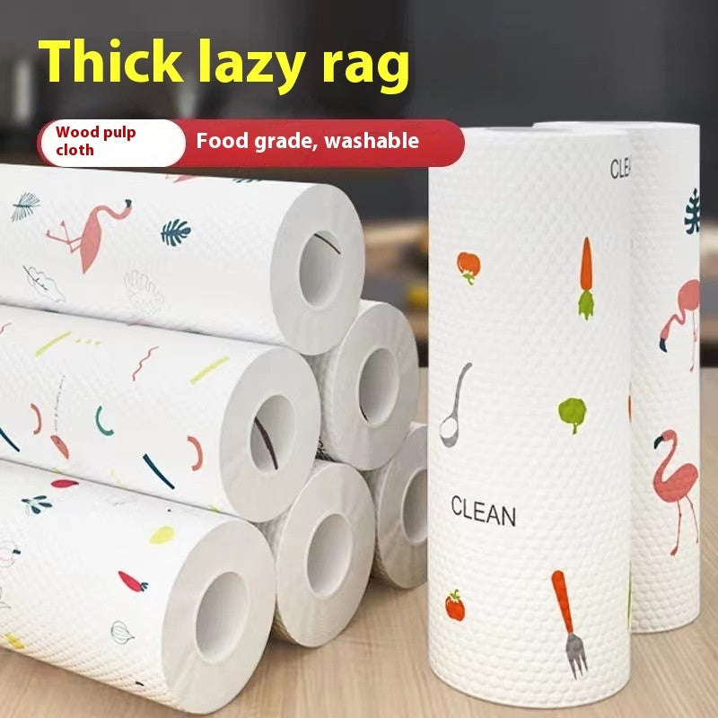 Thicken Non-woven Fabric Wet And Dry Disposable Lazy Rag
